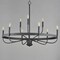Maxim Lighting Frankie 9-Light Chandelier, Black 14499BK - alternate 2